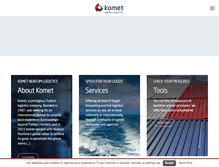 Tablet Screenshot of komet.com.tr