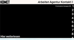 Desktop Screenshot of komet.ch